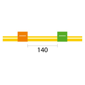 Solva Flex Pump Tube 2tag 0.38mm ID Orange/Green (PKT 12)