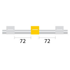 Contour Flared End PVC Pump Tube 3tag 0.57mm ID White/Yellow (PKT 6)