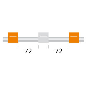 Contour Flared End PVC Pump Tube 3tag 0.64mm ID Orange/White (PKT 6)