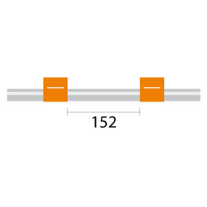 PVC Pump Tube 2tag 0.89mm ID Orange/Orange (PKT 12)