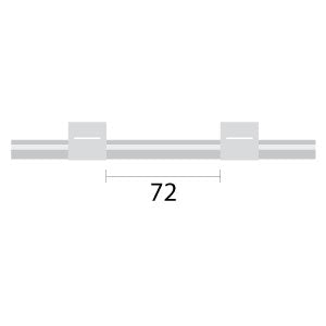 Contour Flared End PVC Pump Tube Short 2tag 1.02mm ID White/White (PKT 6)