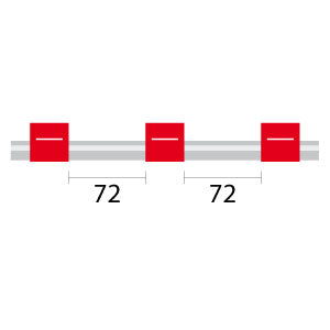 Contour Flared End PVC Pump Tube 3tag 1.14mm ID Red/Red (PKT 6)