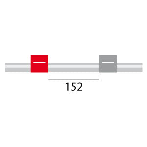 PVC Pump Tube 2tag 1.22mm ID Red/Grey (PKT 12)