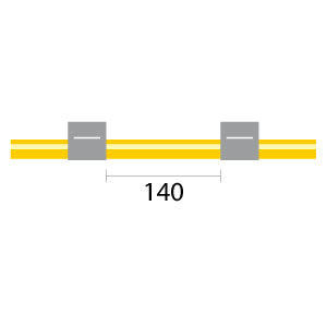 Contour Flared End Solva Flex Pump Tube 2tag 1.30mm ID Grey/Grey (PKT 6)