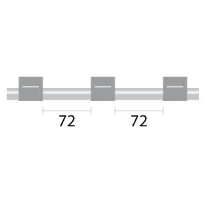 Contour Flared End PVC Pump Tube 3tag 1.30mm ID Grey/Grey (PKT 6)