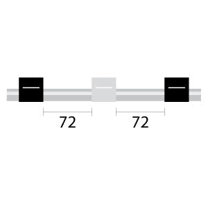 Contour Flared End PVC Pump Tube 3tag 3.17mm ID Black/White (PKT 6)