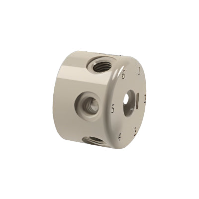 RotaValve Body, Agilent 6-7 Port