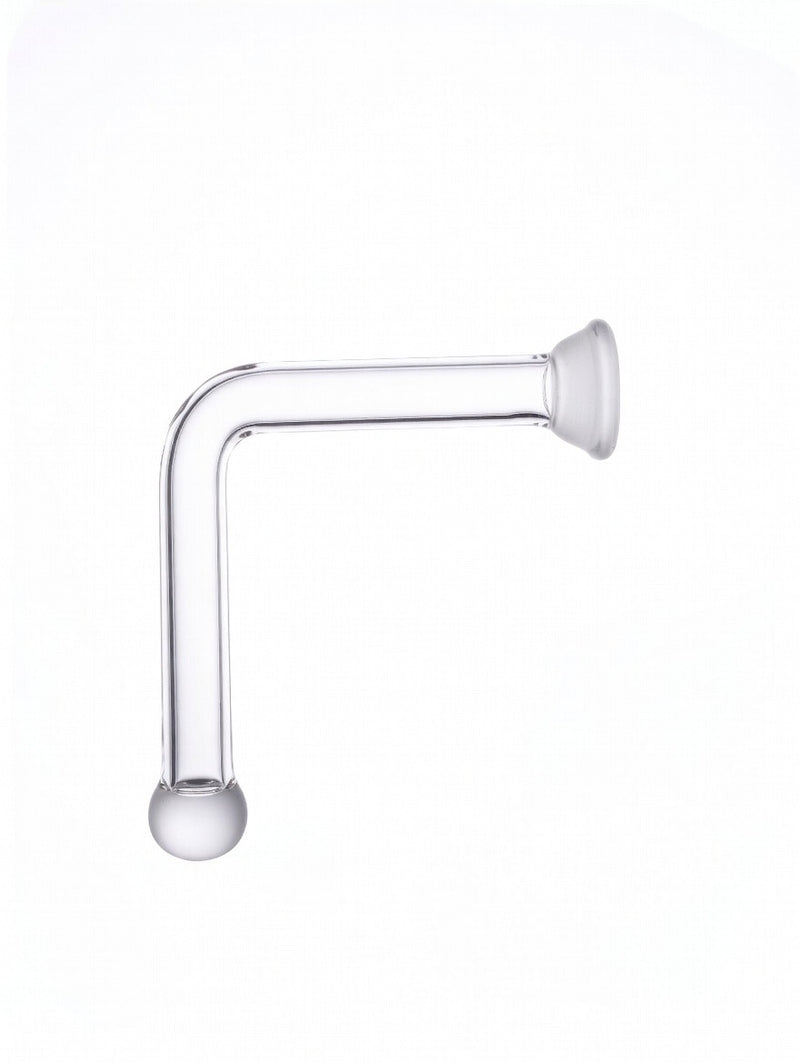 Custom Quartz Connector 90° with Ball/Sell 13/5 f. Spectroflame EOP