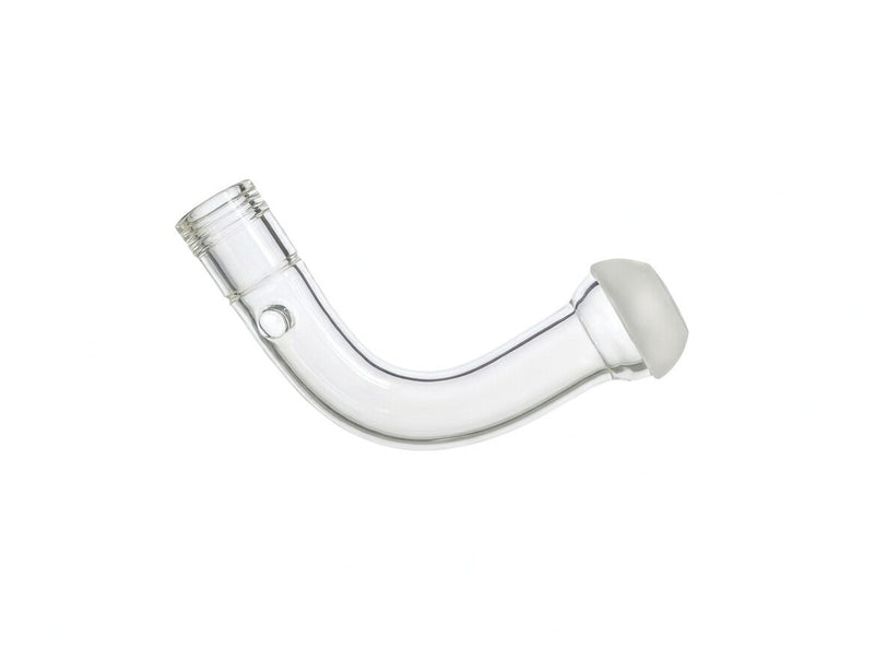 Custom Quartz Connector 90° with Ball Joint 13/5 f. Spectroflame EOP Demountable Torch
