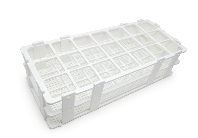 Rack (PP) || 24 Places (25mm) || wht || suitable for Autosampler